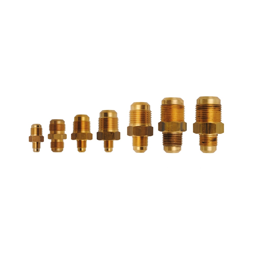 [FIT-1830] Verschraubung gerade aus Messing 1/4"-1/2"