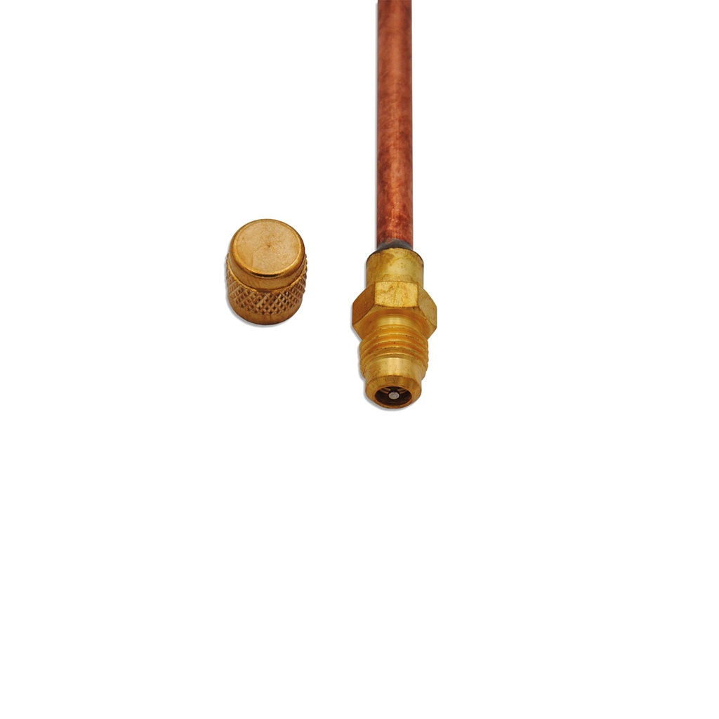 [FIT-1330] Schraderventil 1/4 SAE mit Röhrchen Länge 100 mm komplett