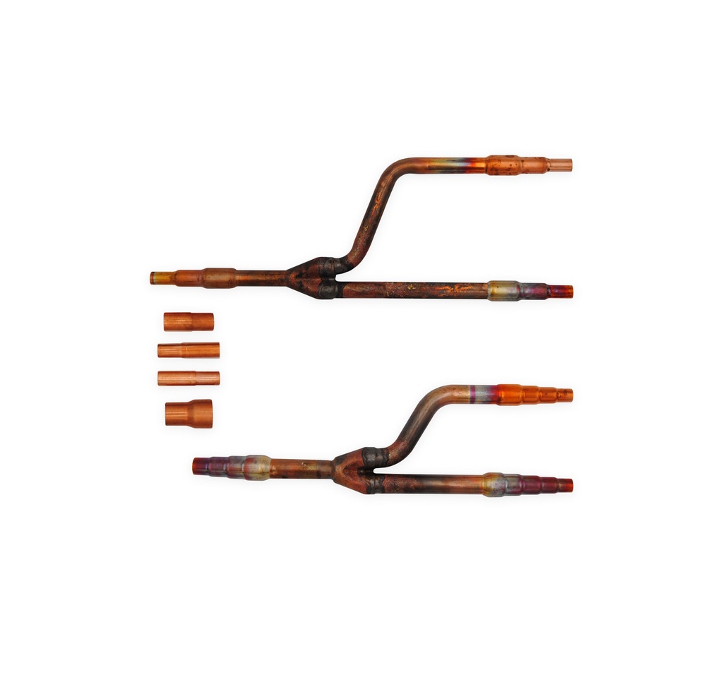 [FIT-0900] Paar Abzweige aus Kupfer mit Isolierung und Adapter für Systeme VRF