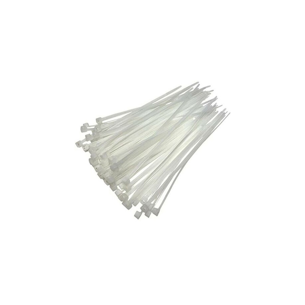 [KAN-1590] Packung 100 Stück Fascette Verkabelung Nylon NAT Länge 290 mm x 3,6 mm