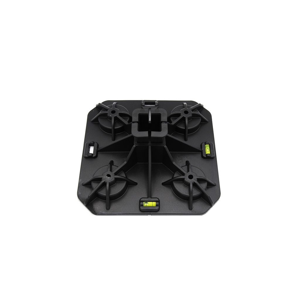 [HAL-0150] Halterung 300 x 300 mm komplett Matte schwingungsdämpfend