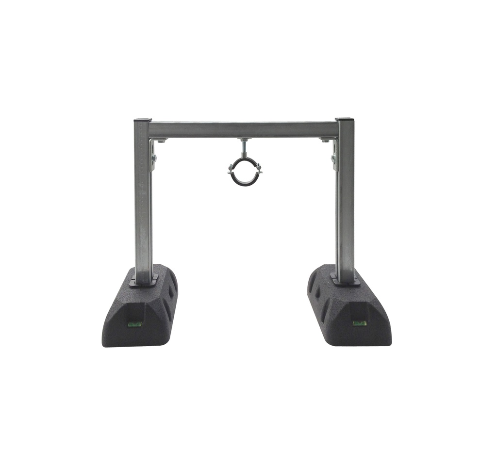 [HAL-1160] System modular U Höhe 500 mm x Länge 750 mm mit Halterungen aus SBR