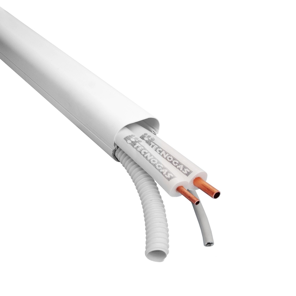 [KAN-1240] Installationskanal weiß 60 x 57 Länge 2000 mm Modell Venere