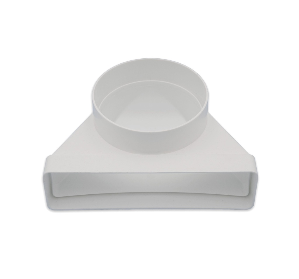 [KAN-2160] Winkel 90° rechteckig/rund AIR-Flow für VMC 55 x 220 Ø 125