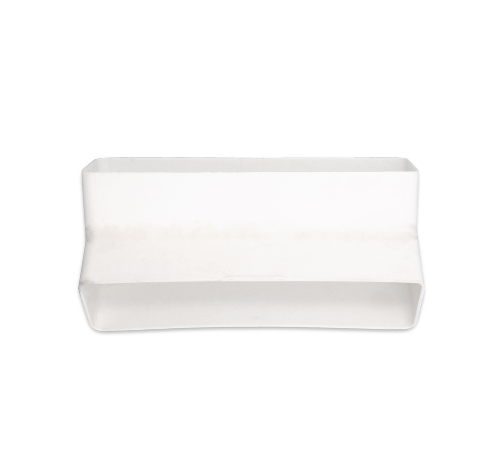 [KAN-2120] Winkel 45° rechteckig/vertikal AIR-Flow für VMC 55 x 220 mm