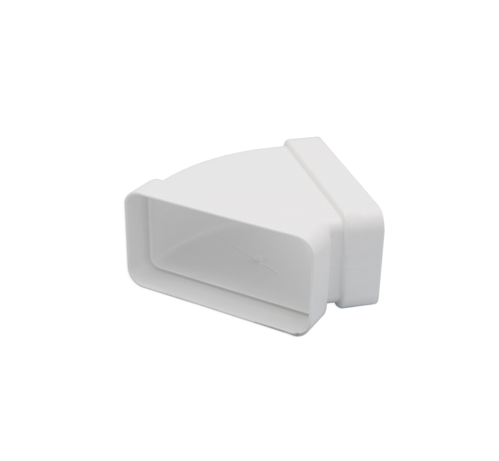 [KAN-2110] Winkel 45° rechteckig/horizontal AIR-Flow für VMC 55 x 110 mm
