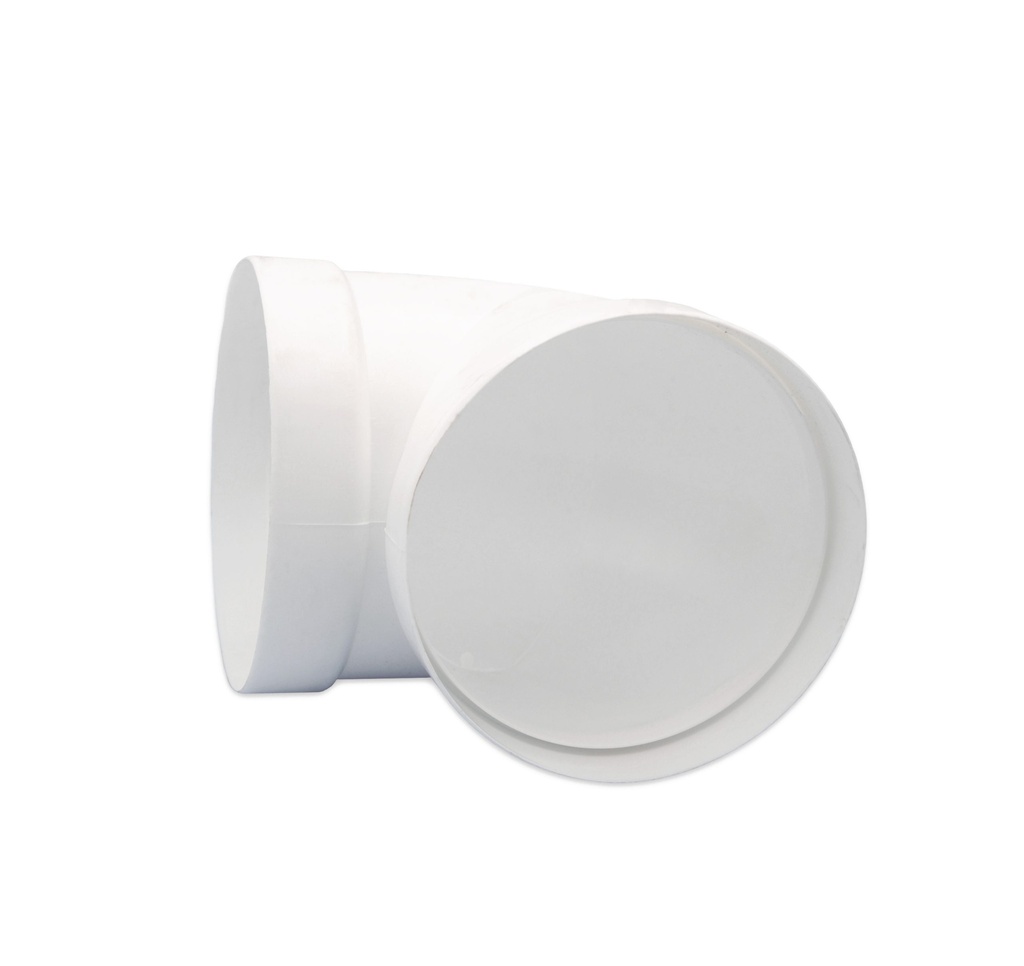 Winkel 90° rund AIR-Flow für VMC Ø 125 mm
