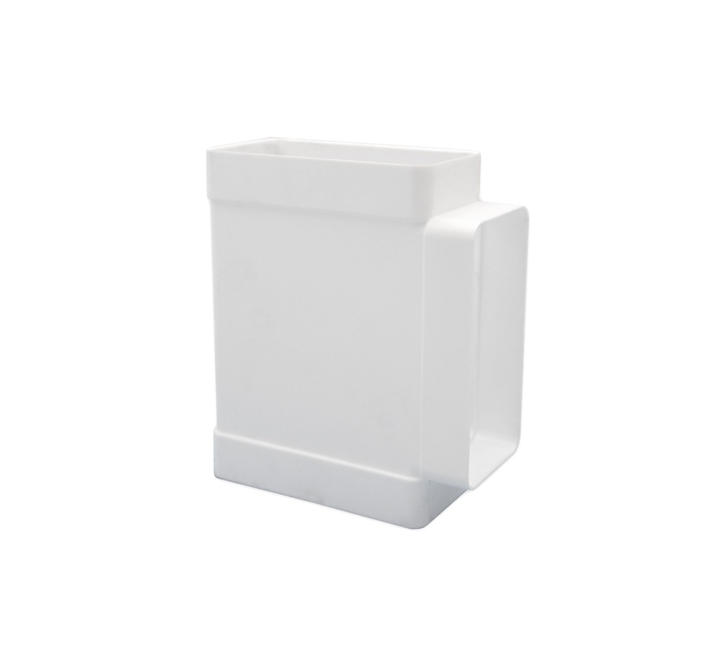 [KAN-2010] Verschraubung T- rechteckig AIR-Flow 55 x 220 mm für VMC