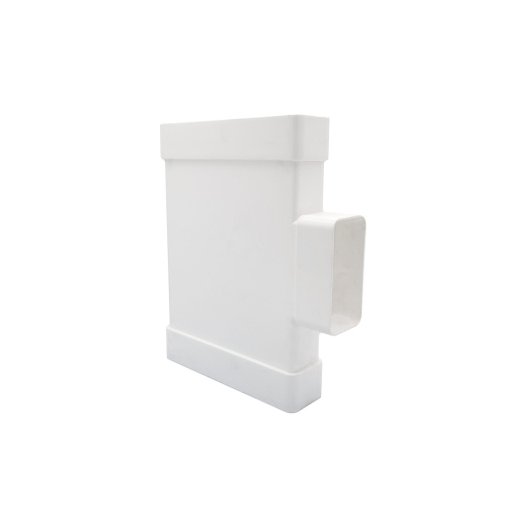 [KAN-2020] Verschraubung T- rechteckig mit Reduzierung AIR-Flow 2 x 55 x 220-1 x 55 x 110 für VMC