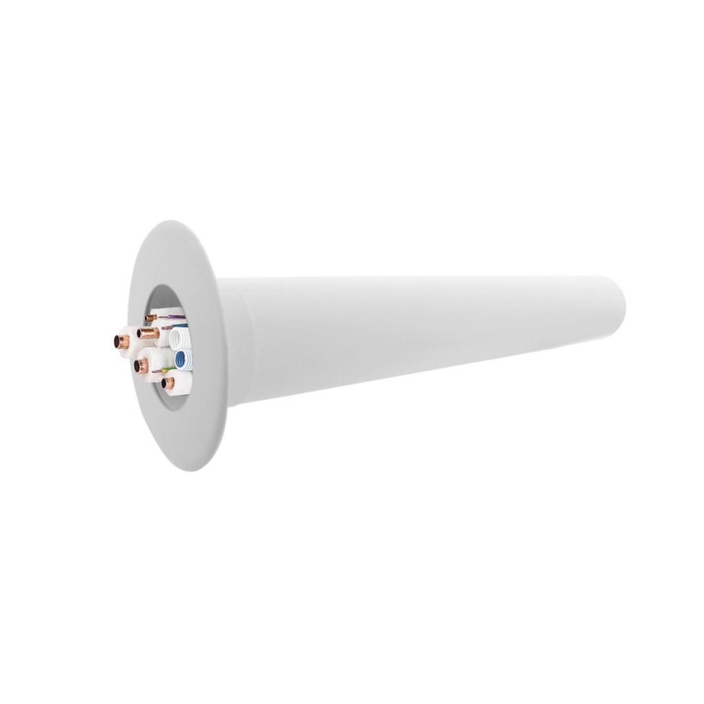 [HAL-0870] Wanddurchführungs-Set Ø 63 x Länge 410 mm elfenbein