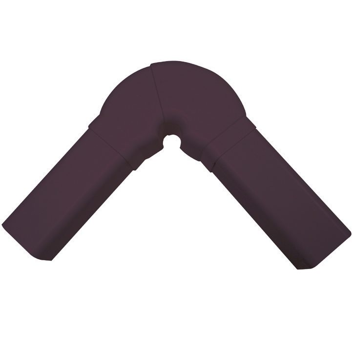 [KAN-0370] Bogen verstellbar 45° 135° 65 x 50 braun