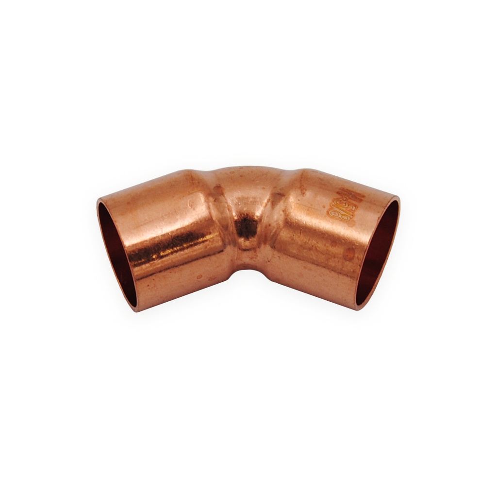 [FIT-0300] Bogen zum Löten Kupfer 45° FF 1/4"
